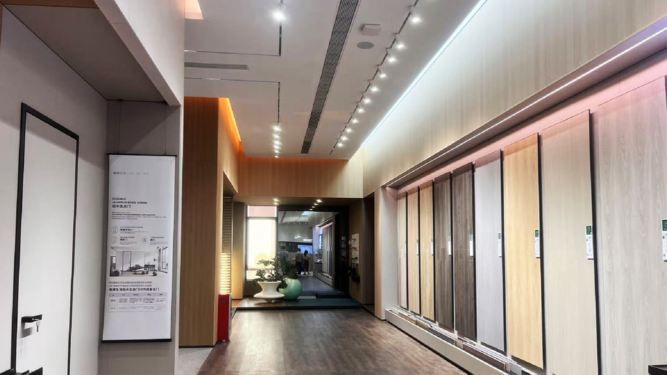 佛山鹰牌陶瓷展厅室内照明